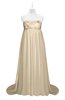 ColsBM Milania Novelle Peach Plus Size Bridesmaid Dresses Sweetheart Sleeveless Empire Pleated Backless Gorgeous