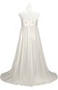 ColsBM Milania Off White Plus Size Bridesmaid Dresses Sweetheart Sleeveless Empire Pleated Backless Gorgeous