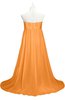 ColsBM Milania Orange Plus Size Bridesmaid Dresses Sweetheart Sleeveless Empire Pleated Backless Gorgeous