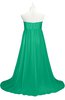 ColsBM Milania Pepper Green Plus Size Bridesmaid Dresses Sweetheart Sleeveless Empire Pleated Backless Gorgeous