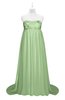 ColsBM Milania Sage Green Plus Size Bridesmaid Dresses Sweetheart Sleeveless Empire Pleated Backless Gorgeous