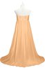 ColsBM Milania Salmon Buff Plus Size Bridesmaid Dresses Sweetheart Sleeveless Empire Pleated Backless Gorgeous