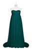 ColsBM Milania Shaded Spruce Plus Size Bridesmaid Dresses Sweetheart Sleeveless Empire Pleated Backless Gorgeous