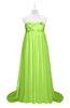 ColsBM Milania Sharp Green Plus Size Bridesmaid Dresses Sweetheart Sleeveless Empire Pleated Backless Gorgeous