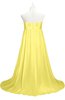 ColsBM Milania Yellow Iris Plus Size Bridesmaid Dresses Sweetheart Sleeveless Empire Pleated Backless Gorgeous