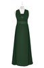 ColsBM Mckinley Hunter Green Plus Size Bridesmaid Dresses Floor Length Pleated Sleeveless Zipper Thick Straps Romantic