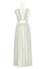 ColsBM Mckinley Ivory Plus Size Bridesmaid Dresses Floor Length Pleated Sleeveless Zipper Thick Straps Romantic
