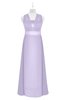 ColsBM Mckinley Light Purple Plus Size Bridesmaid Dresses Floor Length Pleated Sleeveless Zipper Thick Straps Romantic