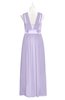 ColsBM Mckinley Light Purple Plus Size Bridesmaid Dresses Floor Length Pleated Sleeveless Zipper Thick Straps Romantic