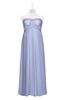 ColsBM Paris Blue Heron Plus Size Bridesmaid Dresses Pleated A-line Glamorous Sleeveless Zip up Strapless