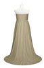 ColsBM Paris Candied Ginger Plus Size Bridesmaid Dresses Pleated A-line Glamorous Sleeveless Zip up Strapless