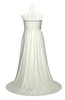 ColsBM Paris Cream Plus Size Bridesmaid Dresses Pleated A-line Glamorous Sleeveless Zip up Strapless