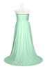 ColsBM Paris Honeydew Plus Size Bridesmaid Dresses Pleated A-line Glamorous Sleeveless Zip up Strapless