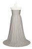 ColsBM Paris Hushed Violet Plus Size Bridesmaid Dresses Pleated A-line Glamorous Sleeveless Zip up Strapless