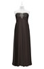 ColsBM Paris Java Plus Size Bridesmaid Dresses Pleated A-line Glamorous Sleeveless Zip up Strapless