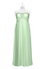 ColsBM Paris Light Green Plus Size Bridesmaid Dresses Pleated A-line Glamorous Sleeveless Zip up Strapless