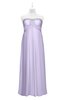 ColsBM Paris Light Purple Plus Size Bridesmaid Dresses Pleated A-line Glamorous Sleeveless Zip up Strapless