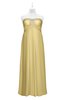 ColsBM Paris New Wheat Plus Size Bridesmaid Dresses Pleated A-line Glamorous Sleeveless Zip up Strapless