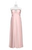ColsBM Paris Pastel Pink Plus Size Bridesmaid Dresses Pleated A-line Glamorous Sleeveless Zip up Strapless