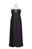ColsBM Paris Perfect Plum Plus Size Bridesmaid Dresses Pleated A-line Glamorous Sleeveless Zip up Strapless