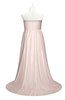 ColsBM Paris Silver Peony Plus Size Bridesmaid Dresses Pleated A-line Glamorous Sleeveless Zip up Strapless