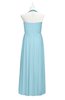 ColsBM Raegan Aqua Plus Size Bridesmaid Dresses Floor Length Pleated Sleeveless Backless A-line Princess