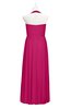 ColsBM Raegan Beetroot Purple Plus Size Bridesmaid Dresses Floor Length Pleated Sleeveless Backless A-line Princess
