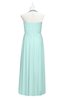 ColsBM Raegan Blue Glass Plus Size Bridesmaid Dresses Floor Length Pleated Sleeveless Backless A-line Princess