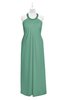 ColsBM Raegan Bristol Blue Plus Size Bridesmaid Dresses Floor Length Pleated Sleeveless Backless A-line Princess