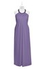 ColsBM Raegan Chalk Violet Plus Size Bridesmaid Dresses Floor Length Pleated Sleeveless Backless A-line Princess