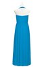 ColsBM Raegan Cornflower Blue Plus Size Bridesmaid Dresses Floor Length Pleated Sleeveless Backless A-line Princess