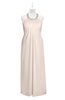 ColsBM Raegan Cream Pink Plus Size Bridesmaid Dresses Floor Length Pleated Sleeveless Backless A-line Princess
