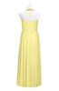 ColsBM Raegan Daffodil Plus Size Bridesmaid Dresses Floor Length Pleated Sleeveless Backless A-line Princess