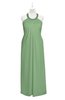 ColsBM Raegan Fair Green Plus Size Bridesmaid Dresses Floor Length Pleated Sleeveless Backless A-line Princess