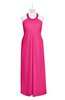 ColsBM Raegan Fandango Pink Plus Size Bridesmaid Dresses Floor Length Pleated Sleeveless Backless A-line Princess