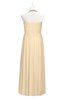 ColsBM Raegan Marzipan Plus Size Bridesmaid Dresses Floor Length Pleated Sleeveless Backless A-line Princess