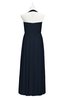ColsBM Raegan Navy Blue Plus Size Bridesmaid Dresses Floor Length Pleated Sleeveless Backless A-line Princess