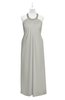 ColsBM Raegan Platinum Plus Size Bridesmaid Dresses Floor Length Pleated Sleeveless Backless A-line Princess