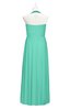 ColsBM Raegan Seafoam Green Plus Size Bridesmaid Dresses Floor Length Pleated Sleeveless Backless A-line Princess