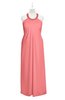ColsBM Raegan Shell Pink Plus Size Bridesmaid Dresses Floor Length Pleated Sleeveless Backless A-line Princess
