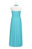 ColsBM Raegan Turquoise Plus Size Bridesmaid Dresses Floor Length Pleated Sleeveless Backless A-line Princess
