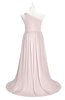 ColsBM Raelynn Angel Wing Plus Size Bridesmaid Dresses Cinderella Asymmetric Neckline A-line Sleeveless Half Backless Sash
