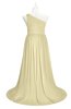 ColsBM Raelynn Anise Flower Plus Size Bridesmaid Dresses Cinderella Asymmetric Neckline A-line Sleeveless Half Backless Sash