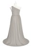 ColsBM Raelynn Ashes Of Roses Plus Size Bridesmaid Dresses Cinderella Asymmetric Neckline A-line Sleeveless Half Backless Sash