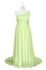 ColsBM Raelynn Butterfly Plus Size Bridesmaid Dresses Cinderella Asymmetric Neckline A-line Sleeveless Half Backless Sash