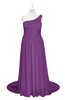 ColsBM Raelynn Dahlia Plus Size Bridesmaid Dresses Cinderella Asymmetric Neckline A-line Sleeveless Half Backless Sash