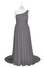 ColsBM Raelynn Storm Front Plus Size Bridesmaid Dresses Cinderella Asymmetric Neckline A-line Sleeveless Half Backless Sash