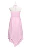 ColsBM Remi Baby Pink Plus Size Prom Dresses Ruching A-line Zipper Sexy Floor Length Sleeveless