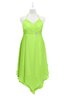 ColsBM Remi Bright Green Plus Size Prom Dresses Ruching A-line Zipper Sexy Floor Length Sleeveless