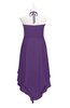 ColsBM Remi Dark Purple Plus Size Prom Dresses Ruching A-line Zipper Sexy Floor Length Sleeveless